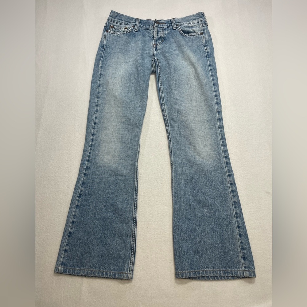 Hollister Y2K Low Rise Flare Jeans Women’s Size 9 / 30 Vintage Light Wash